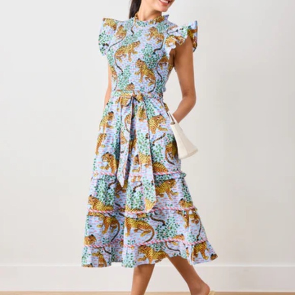 New without tags Printfresh "Ready to Ruffle" in Bagheera print size small - Picture 2 of 9